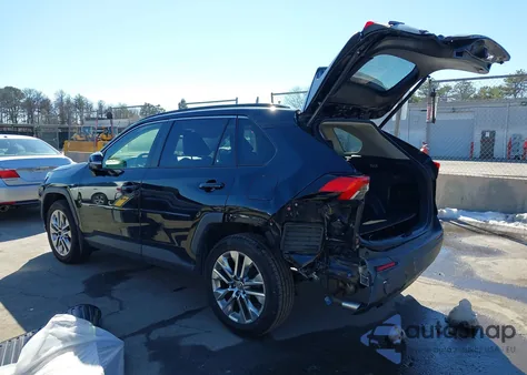 2020 Toyota Rav4 Xle Premium from USA, damaged, VIN JTMA1RFV4LD057615